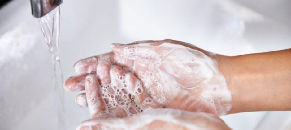 Washing hands
